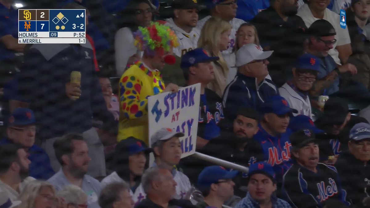 Finish last in fantasy football Come to Citi Field dressed as a clown 🤡