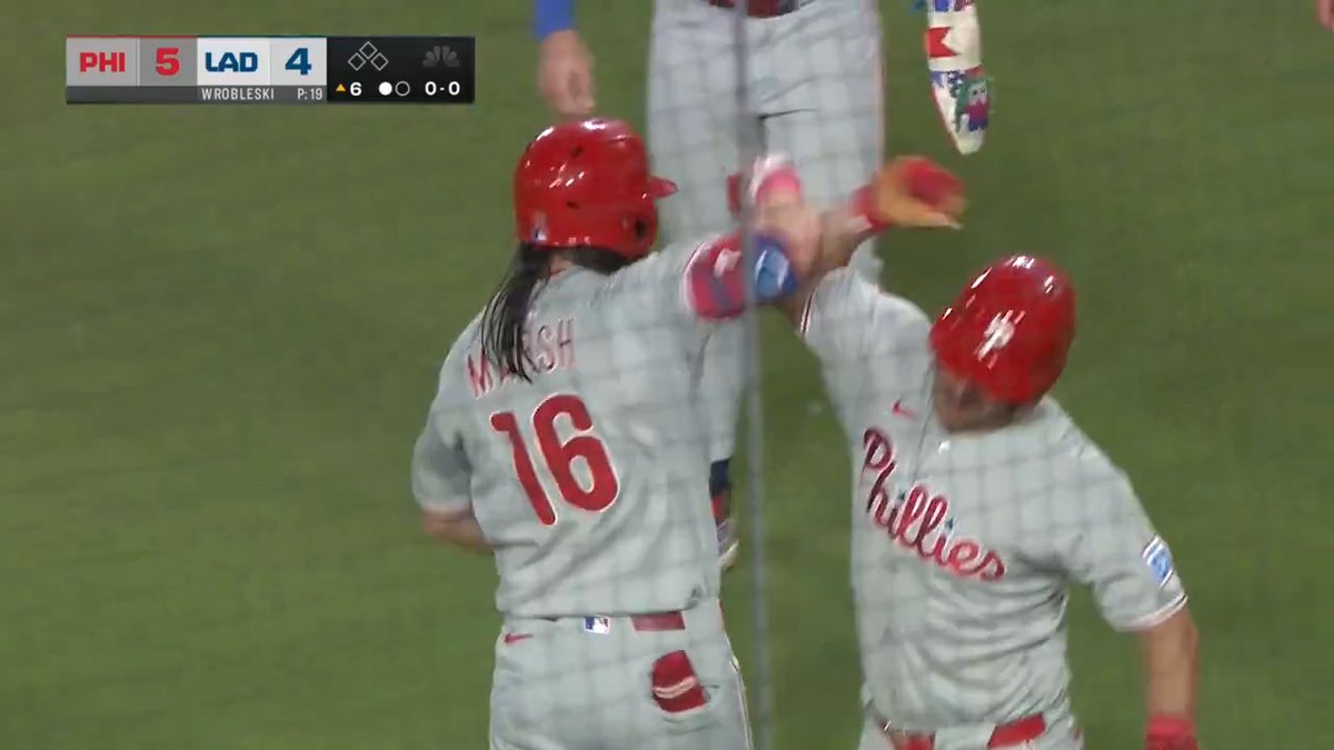 フィリーズが6回に5得点で逆転... 大谷翔平に代わってマウンドに上がったロブレスキーが5連打で5失点 大谷翔平の2勝目の権利が一瞬でなくなる マーシュが逆転3ラン 🎥Philadelphia Phillies #ドジャース #フィリーズ