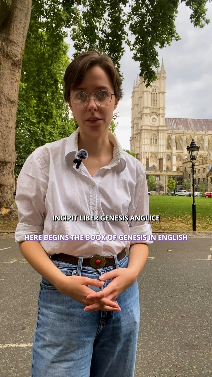 Have you heard the Bible in Old English? This Creationtide, listen to the Old English translation of the Genesis story of creation, made by the Anglo-Saxon monk Ælfric in the tenth century - the first time people in England heard the Bible in church in their native language.