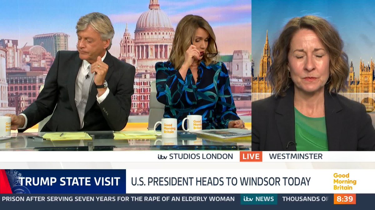 .Susanna Reid questions Technology Secretary Liz Kendall as Keir Starmer is urged to put pressure on the US over tariffs.
