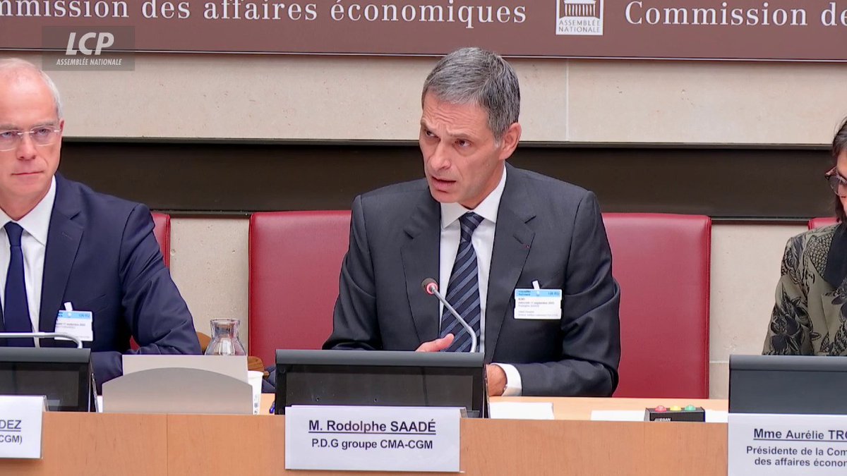 Taxe Zucman : "En France, on est quand même les champions du monde des taxes. Si on veut encore taxer, on va moins investir, moins se développer, et on aura des difficultés à avancer", prévient Rodolphe Saadé, PDG de CMA-CGM. #DirectAN
