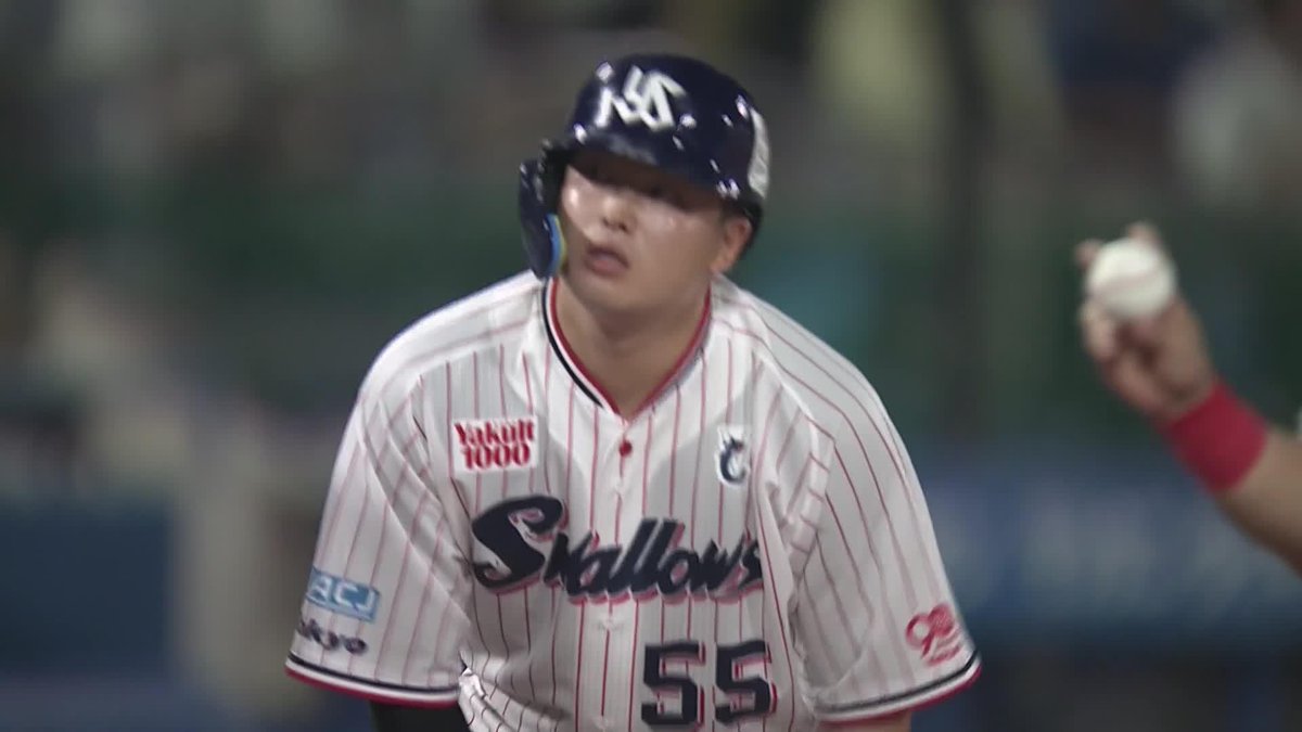 主砲が三盗成功! 完璧にモーションを盗んでサードへ 村上宗隆が今季3つ目の盗塁 ⚾プロ野球(2025/9/17) 🆚ヤクルト×巨人 📱Live on DAZN #オレをみろ #swallows #だったらDAZN