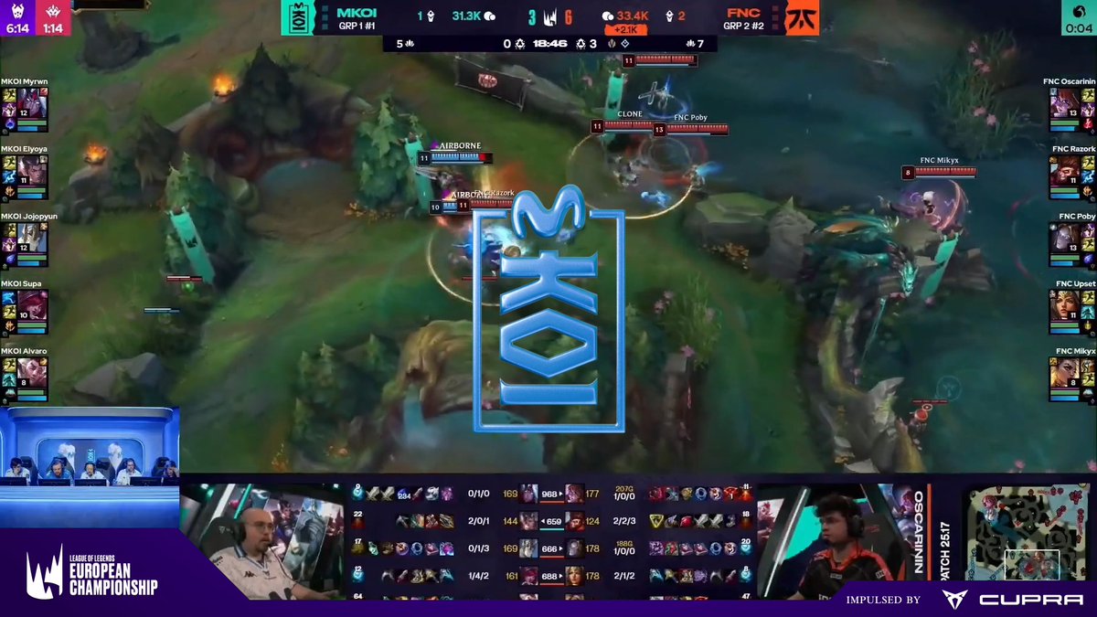 La jugada de la semana de CUPRA que nos hizo clasificar a Worlds. Jojopyun repitiendo una vez más 🐐 #goMKOI #CUPRAxMKOI CUPRA_esp