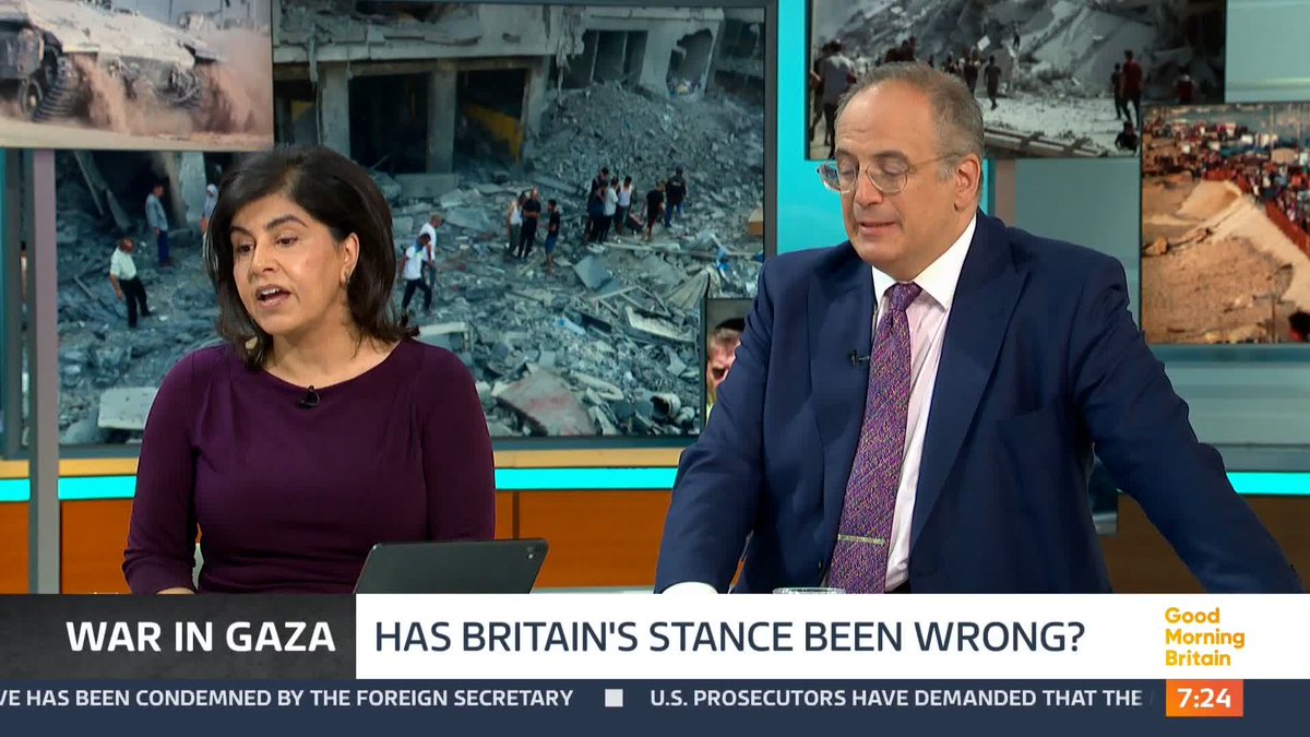'Is the UK government going to take the position that we shouldn't take this report seriously?' Susanna Reid asks Sayeeda Warsi, as a new report by a UN commission of inquiry has found Israel is committing genocide.