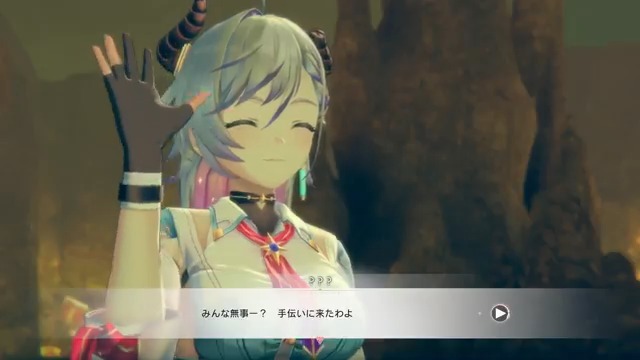 【#紅白レスレリ ストーリー📔ヴァレリア】 リアスたちのピンチに駆けつけたのは、ヴァレリア⚔️ ハルフェンへは、魔物掃討依頼を受けてやってきた。傍らにはもちろん相棒も！ ▼ウィッシュリスト登録CPも開催中🌈