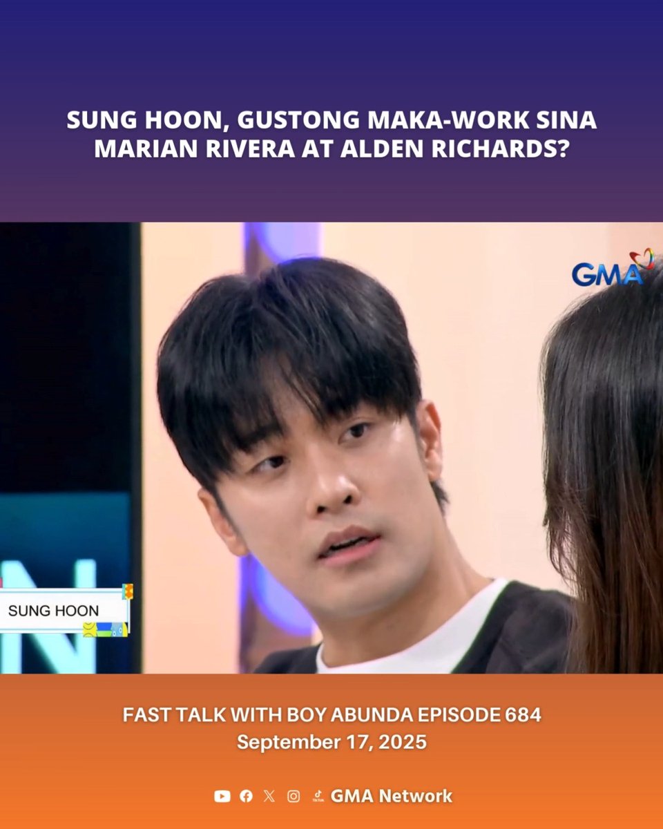 #FastTalkWithBoyAbunda #Highlights: The Marian Rivera and Alden Richards with Korean Actor, Sunghoon? YES, PLEASE! 🤩💖 #FTBASungHoon #SungHoon