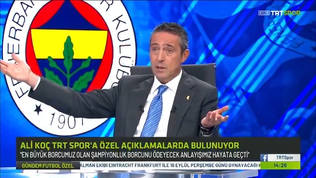 Ali Koç: "Kaynaklarımız 175 milyon eurodan 350 milyon euroya geldi. Ben ekibimle gurur duyuyorum."