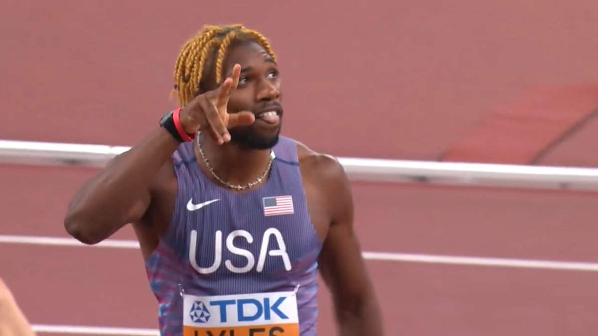 【東京世界陸上】 ▶️男子200m 予選4組 👑目指すは4連覇👑 🇺🇸ライルズ 選手 1位 19秒99 🔥💪🔥💪準決勝進出💪🔥💪🔥 準決勝は 18日(木)21時02分頃〜 📺TBS系 生中継 ⚡️TVerでは放送同時 & 全49種目LIVE配信⚡