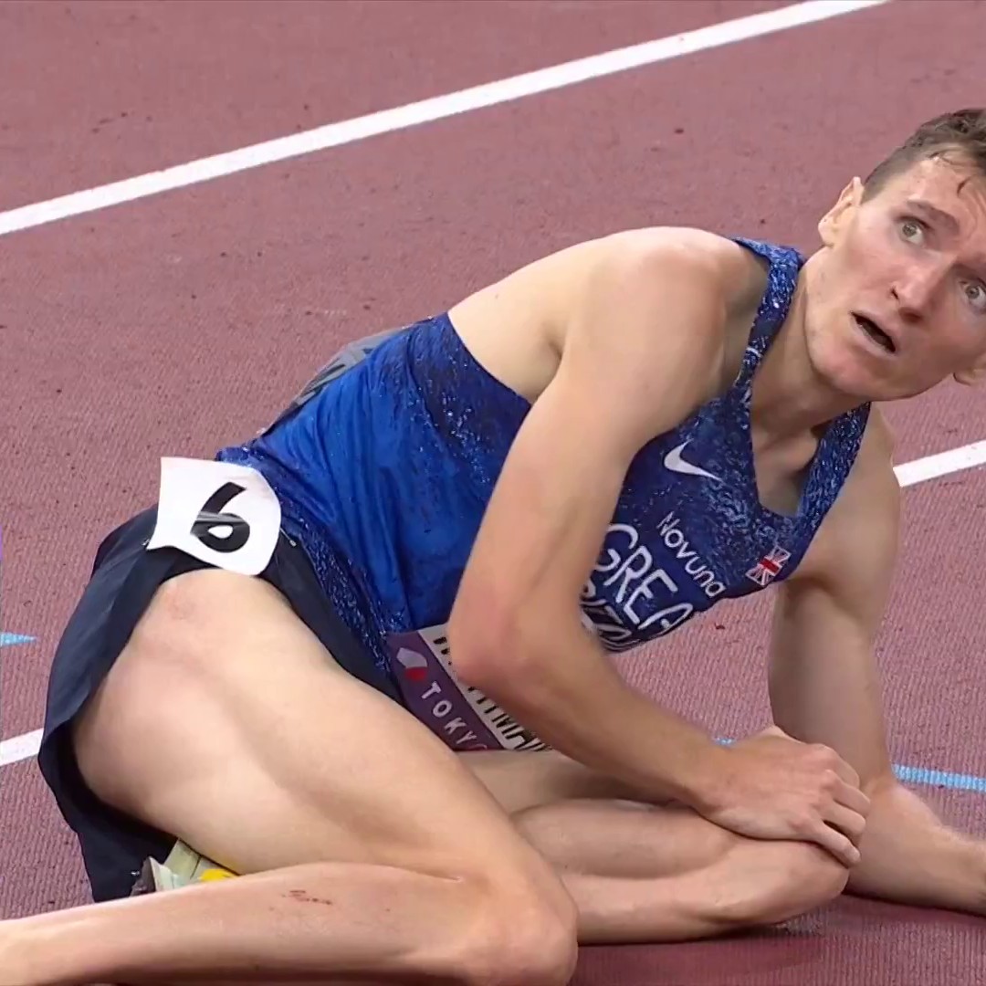 WHAT JUST HAPPENED!? 🤯 Jake Wightman has gold snatched from him by Portugal's Isaac Nader at the finish line of the 1500m final 👀 #WorldAthleticsChamps