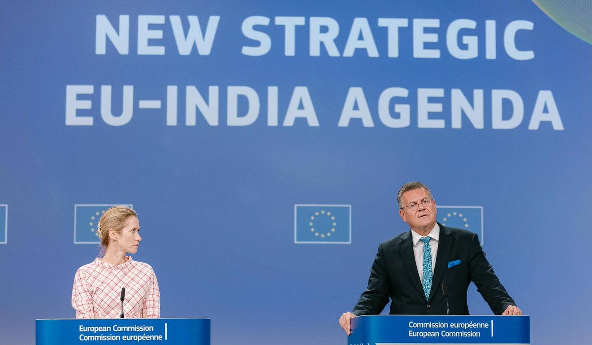 We just adopted a new EU-India strategy. It offers stronger cooperation on trade, technology, climate, security and defence. But there are areas where we disagree. Ultimately our partnership is about defending the rules-based international order. My press remarks ↓