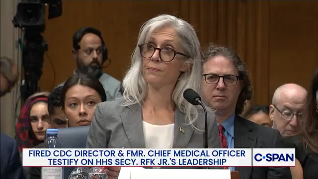 Former CDC Director Susan Monarez delivers her opening statement: "Today should not be about me. Today should be about the future of trust in public health." Ms. Monarez details her time at the CDC and her firing from the agency.