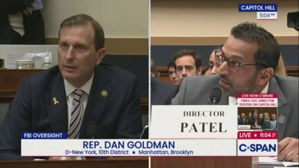 Goldman: Let's talk about the witness interviews. Those are not subject to the court order. Those are not subject to any fictional sealed order for a search warrant. Why aren't you releasing those with the redacted names of the victims? Patel: We are releasing as much as legally allowed. Goldman: How is that not legally allowed? Patel: Do you know how court orders work? Goldman: Actually, I was a real prosecutor for 10 years. Patel: So I was a fake one?