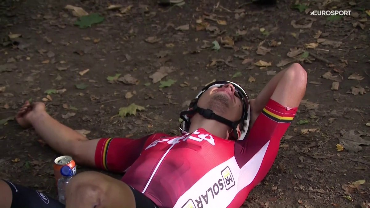 LA SALVAJADA DE ARNAUD DE LIE ⚡👾 El belga se hace con la victoria en el Gran Premio de Valonia. 📺🚴 Lo has visto en Eurosport.es y HBO Max España. #GrandPrixdeWallonie