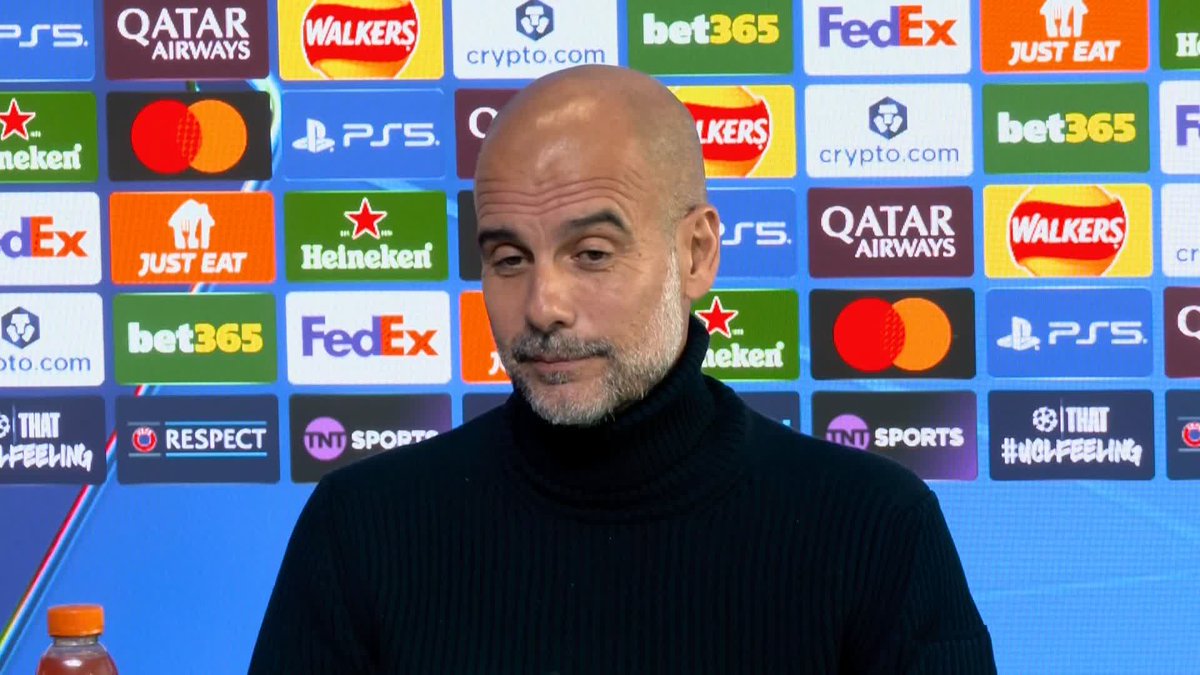 "Of course it's nice" Pep Guardiola on a reunion with summer departure Kevin de Bruyne when playing against Napoli in Manchester City's Champions League opener 👀