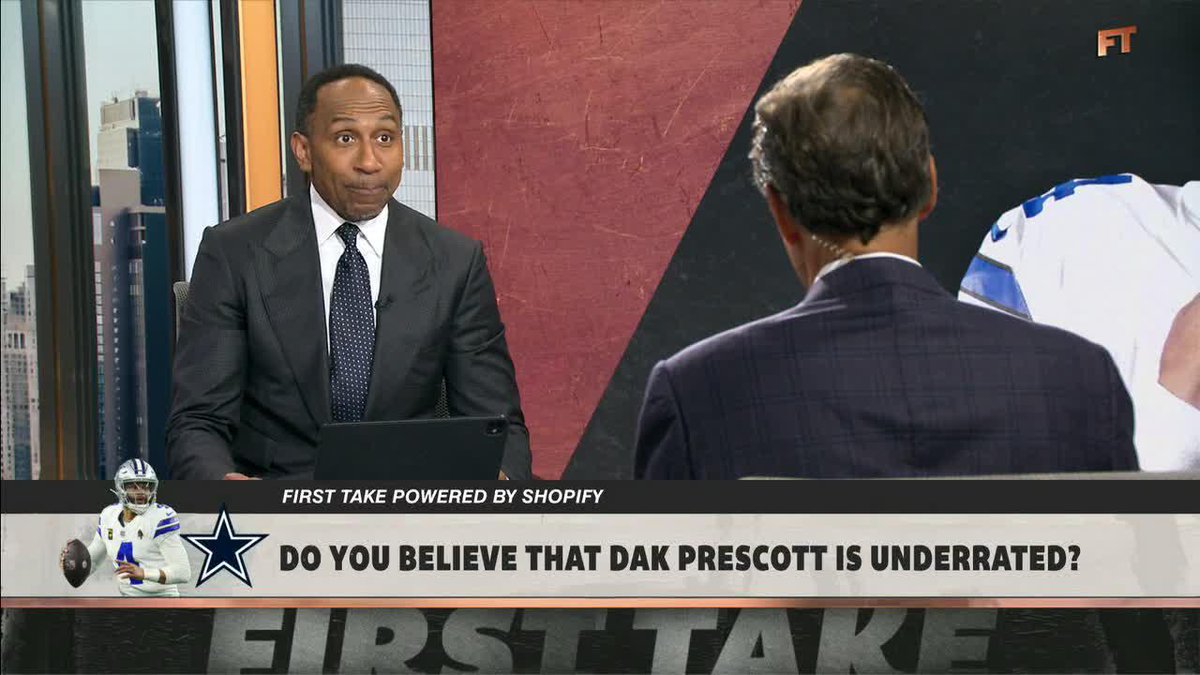.Chris Mad Dog Russo called Stephen A. out about Dak Prescott 😅