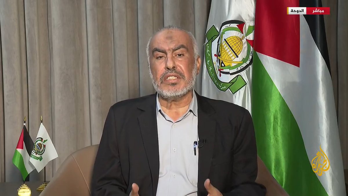 عضو المكتب السياسي لحماس غازي حمد للجزيرة: نتنياهو يتحدث عن تغيير وجه الشرق الأوسط وهذا يتطلب موقفا عربيا، ومع الانفلات الإسرائيلي لسنا وحدنا مستهدفين بل كل الأمة #حرب_غزة #الأخبار