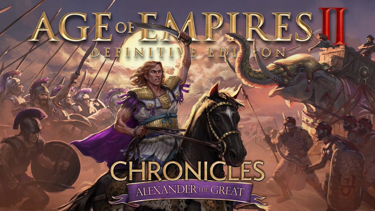 On October 14, lead one of history’s fiercest charges in #AOEIIDE - Chronicles: Alexander the Great! Command three new civilizations across 18 epic scenarios. Shape the rise of a strategist whose ambition forged an empire. Pre-Order now and save 15%: