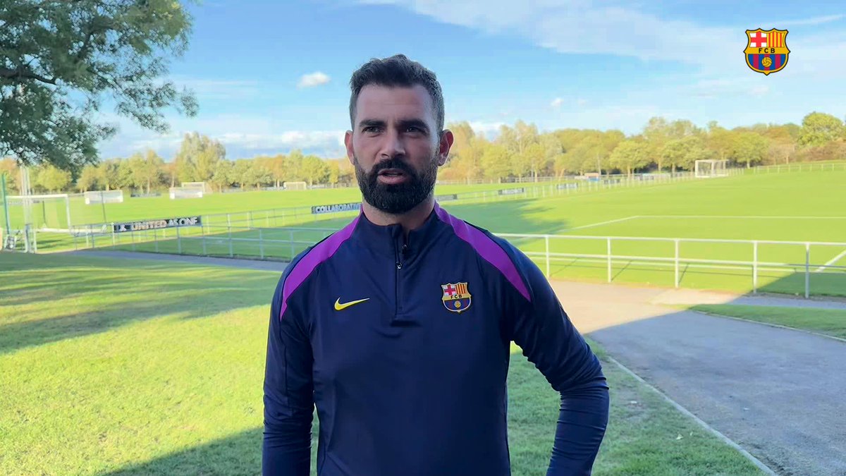 🔊 Les paraules del tècnic, Pol Planas, i d'un dels capitans de l'equip, Dani Ávila, abans d'estrenar la UEFA Men's Youth 25/26 a Newcastle 💙❤