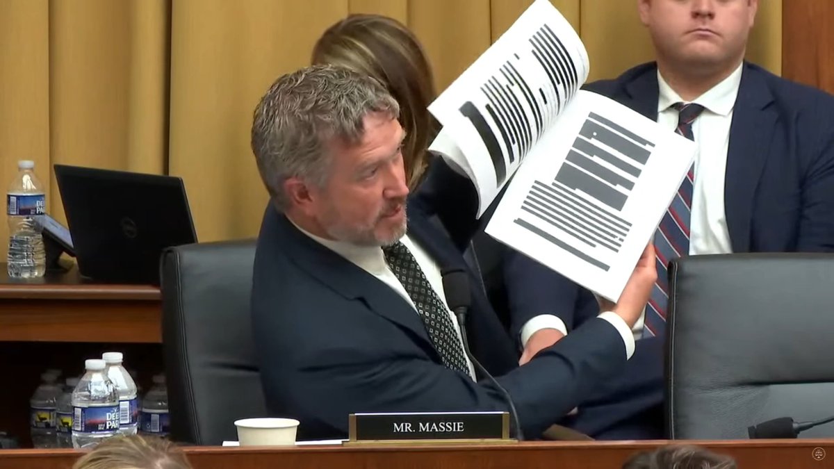 Biden’s FBI raided James O'Keefe’s home, but the search warrant they used is still almost completely redacted. O'Keefe deserves to know why he was raided. I introduced the search warrant into the record during today's House Judiciary GOP 🇺🇸🇺🇸🇺🇸 hearing and asked that it be unredacted.