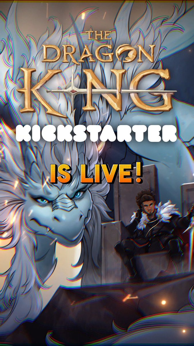 From the creatives behind Avatar: The Last Airbender and The Dragon Prince comes a new, standalone animated series: The Dragon King 🐉 Now live on Kickstarter:
