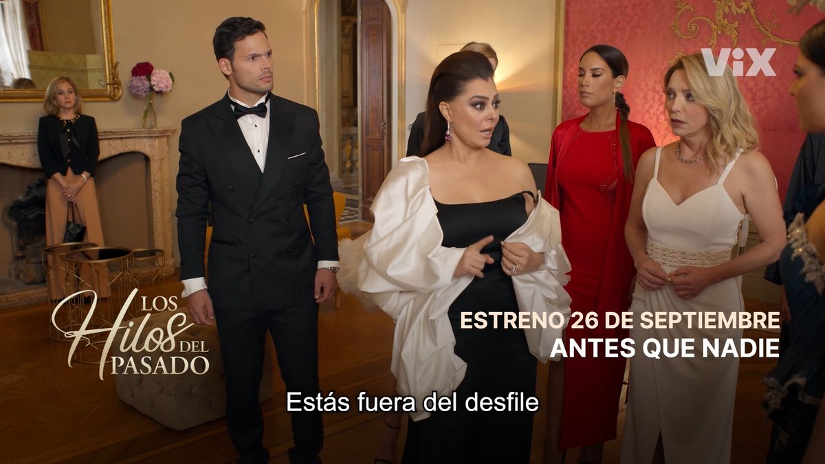 Hay hilos imposibles de romper. 💔🧵El pasado vuelve con verdades que lo cambiarán todo. #LosHilosDelPasado, estreno 26 de septiembre ANTES QUE NADIE por #ViX. Contenido exclusivo para 🇲🇽