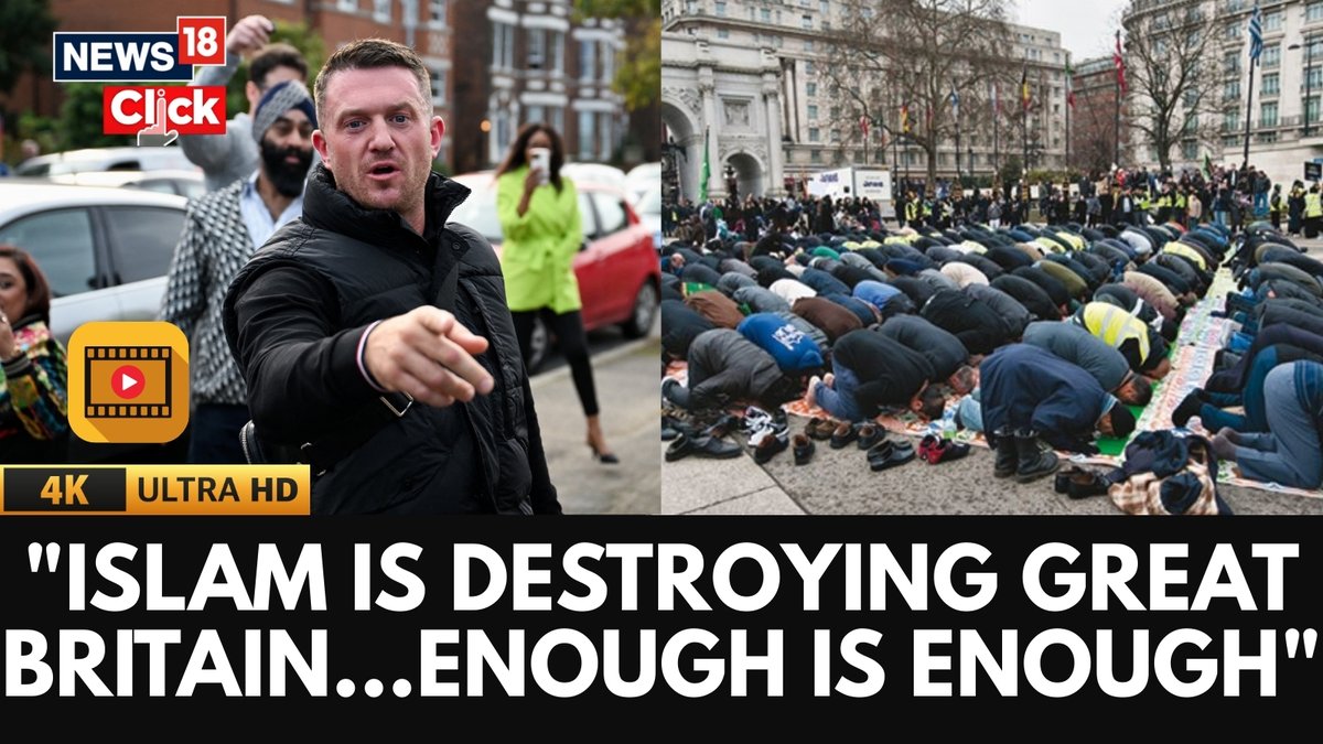 Islam is destroying Great Britain. Unite the UK is a cultural revolution. Indians, Hindus &amp; Sikhs have assimilated in the UK. Islamic immigrants not like Hindus &amp; Sikhs: UK journalist and activist Tommy Robinson 🇬🇧 speaks with Akanksha Swarup #UKProtests #TommyRobinson