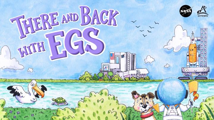 Journey “There and Back with EGS” 📖 the third in a series of books introducing young space enthusiasts to some elements needed for Artemis missions. Learn how Exploration Ground Systems stacks and launches the rocket, and recovers the capsule and crew: