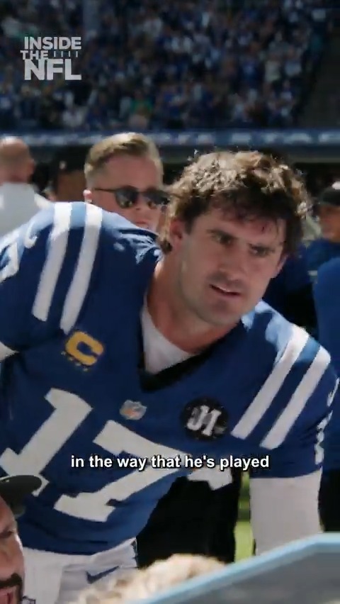 "So many people doubted him." Camryn Bynum tells @RealRClark25 that Daniel Jones' leadership jumped out way back at start of camp. 💪 @InsideTheNFL on X