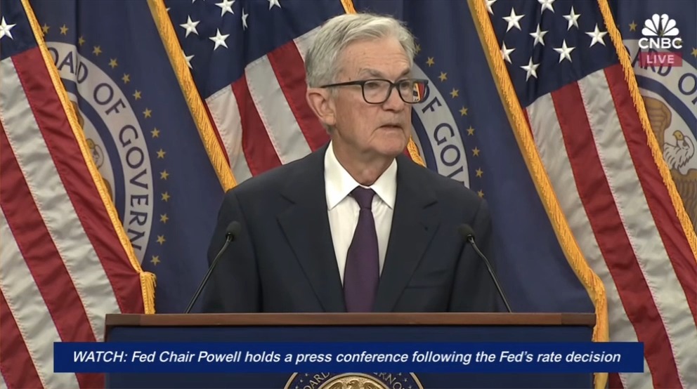 Fed Chair Powell: We think tariffs are contributing 0.3-0.4% to Core PCE inflation. The tariffs are mostly being paid by the companies that that sit between the exporter and the consumer. All of those companies in the middle, they'll tell you they have every intention of passing that through to the consumer.