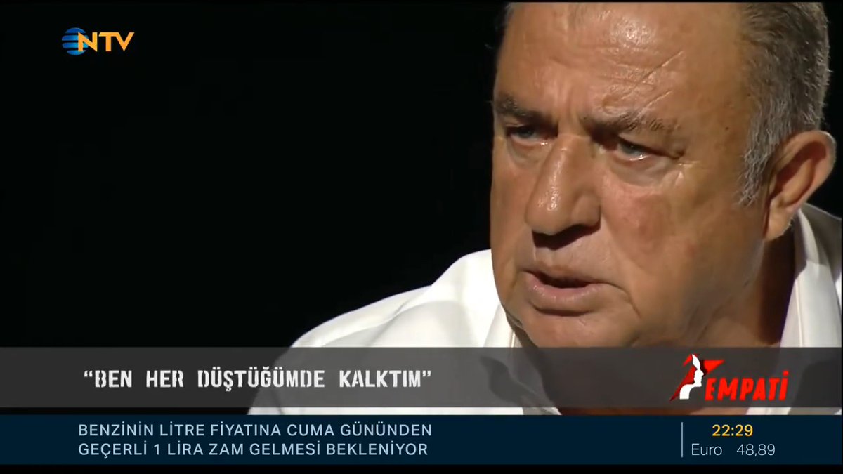 Fatih Terim'in duygulandığı anlar: "Ben her düştüğümde kalktım, çok şükür..." (NTV)