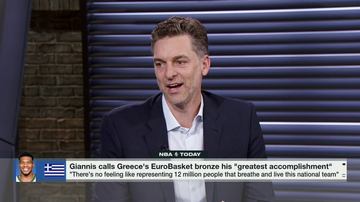 "It's something special to play for your country." Pau Gasol shares his thoughts on what it means to represent and play for a national team ✍️