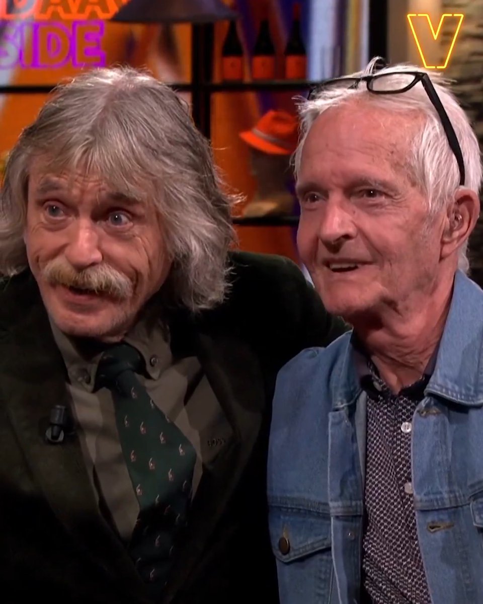 Live of niet... Johan Derksen maakt altijd tijd vrij voor zijn fans! 😆📷 #vandaaginside