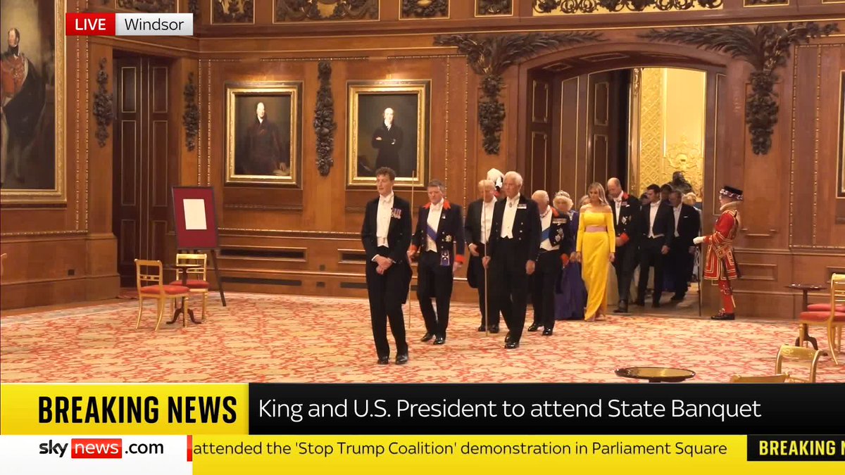 The Royal Procession tonight.