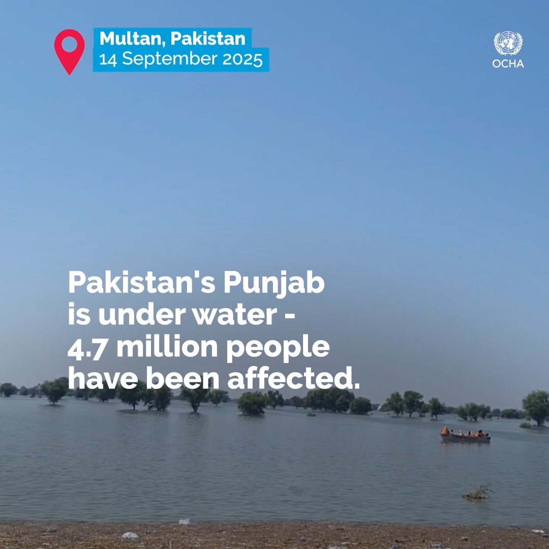 Families displaced by the floods in #Pakistan just want to go back home. The Government and humanitarian partners are working around the clock to prevent further damage. But more support is critical to attend to the most urgent needs. 💙Donate: