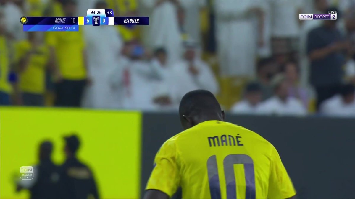 🔥 ساديو ماني يراوغ الحارس ببراعة ويسجل الهدف الخامس للنصر السعودي ⭐ #دوري_أبطال_آسيا2 #النصر_استقلول