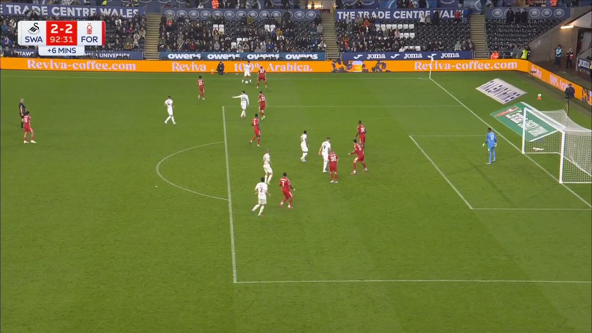 Swansea are LEVEL! Zan Vipotnik equalises in stoppage-time! 🦢