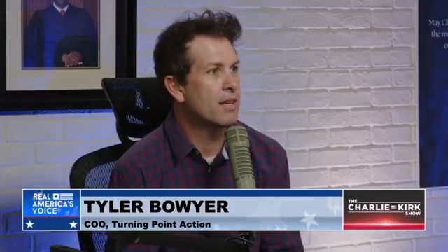 Turning Point Action COO Tyler Bowyer tells me how Turning Point is moving forward to honor Charlie Kirk’s legacy: “2028, in particular, is really focused on the grassroots.”