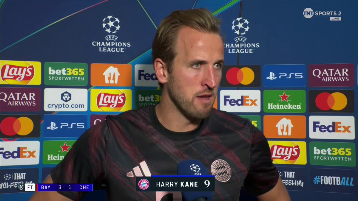 "I'm in as good a shape as I've ever felt" 💪 Harry Kane is 'feeling good' after his impressive start to the season... 🎙️ Becky Ives 📺 TNT Sports & discovery+ UK