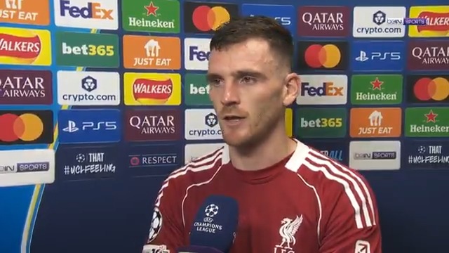 🗣️ "Too right I can claim it! Mo scores a million goals for this club so I'll definitely be taking that one off him... I don't think it goes in without my touch." Andy Robertson's reaction to tonight's 3-2 victory over Atlético Madrid! 🎤 Andy Kerr #beINUCL #LFC #UCL