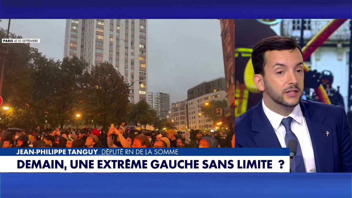 Jean-Philippe Tanguy : «Ce sont les ennemis du peuple français et des travailleurs. Souvent, ces black blocs n'ont rien à voir avec les mouvements sociaux. Ce sont souvent des enfants de petits bourgeois en quête de sensations fortes.»
