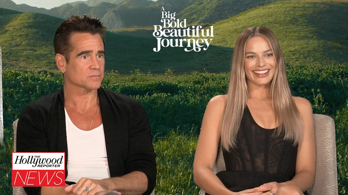 Margot Robbie and Colin Farell spoke to THR all about their new film #ABigBoldBeautifulJourney. Robbie opened up about why she likes taking on "bold" roles like Harley Quinn or Tonya Harding, while Farrell shared how acting often makes him learn things about himself. #THRNews