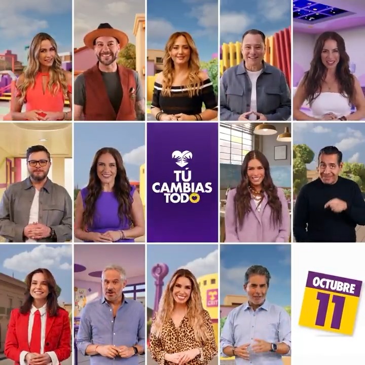 Tus conductores favoritos de Programa Hoy también participan en el Evento Teletón y te invitan a sumarte. 💛 Este 11 de octubre con tu donativo podremos alcanzar la meta y seguir cambiando todo. Tú cambias todo, #TeletónCambiaTodo.💜