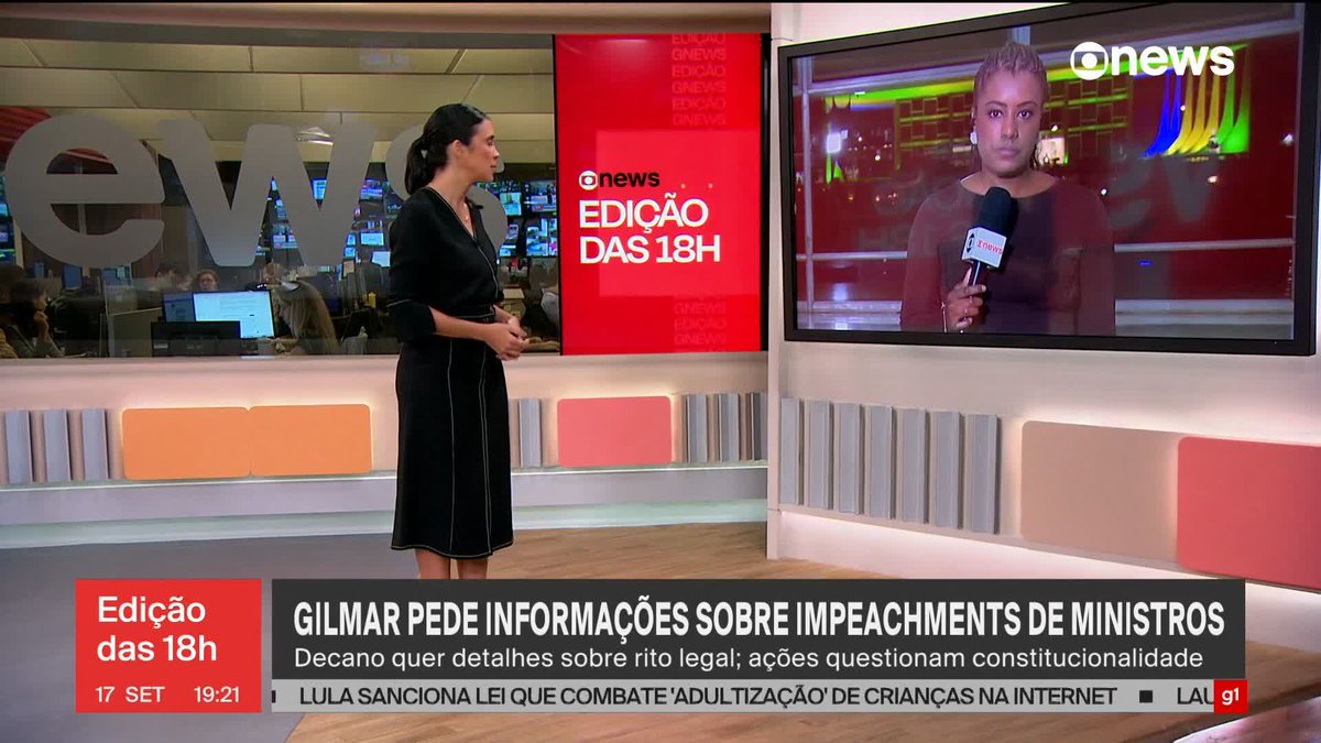 🚨 ELES SABEM QUE ESTÁ CHEGANDO. Gilmar Mendes pede informações sobre rito legal de impeachment contra integrantes do STF.