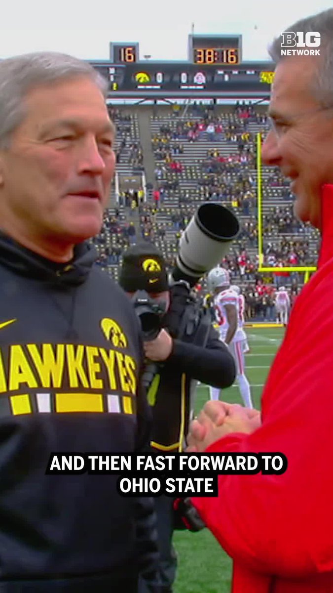 “Do you realize how many players he put in the NFL?” Player development is one of the qualities that Urban Meyer credits to Kirk Ferentz's legendary career at Hawkeye Football 👇