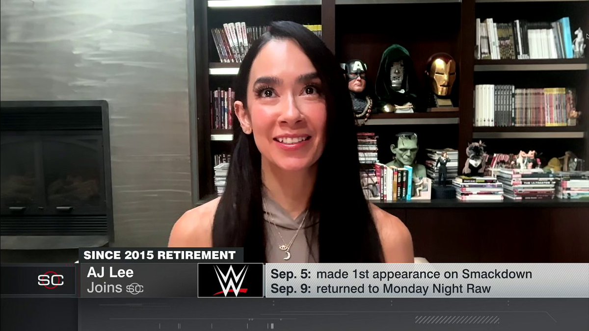“I’m unpredictable, I don’t know what I’m gonna do when I’m out there. ... We might 4-way kiss. Who knows what’s gonna happen.” — AJ Lee 😅 Expect the unexpected at #Wrestlepalooza this Saturday only on the ESPN App 🍿