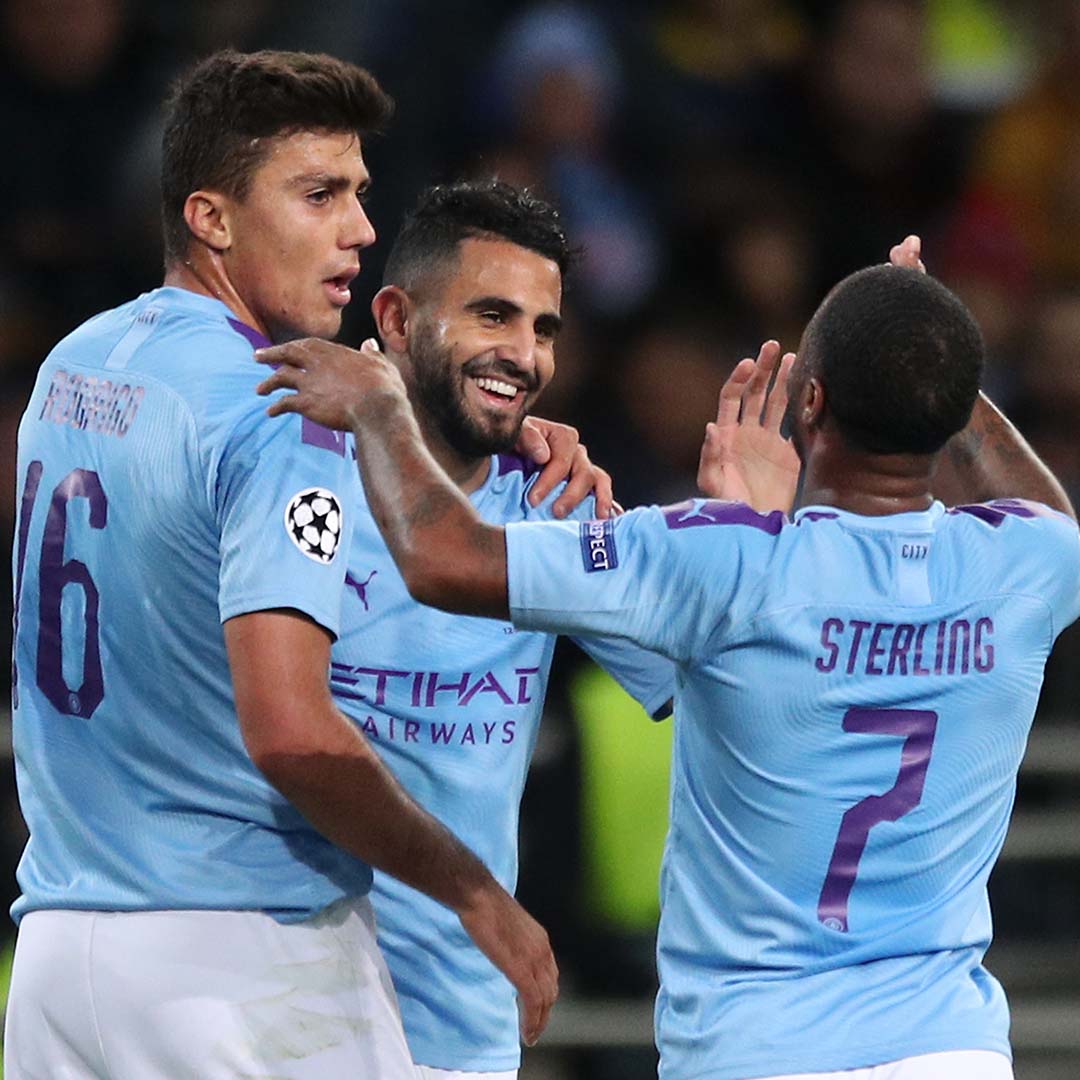 #OnThisDay: Shakhtar Donetsk 0-3 #ManCity [2019] ⚽️ [24'] Riyad Riyad Mahrez ⚽️ [38'] Ilkay Gündogan ⚽️ [76'] Gabriel Jesus