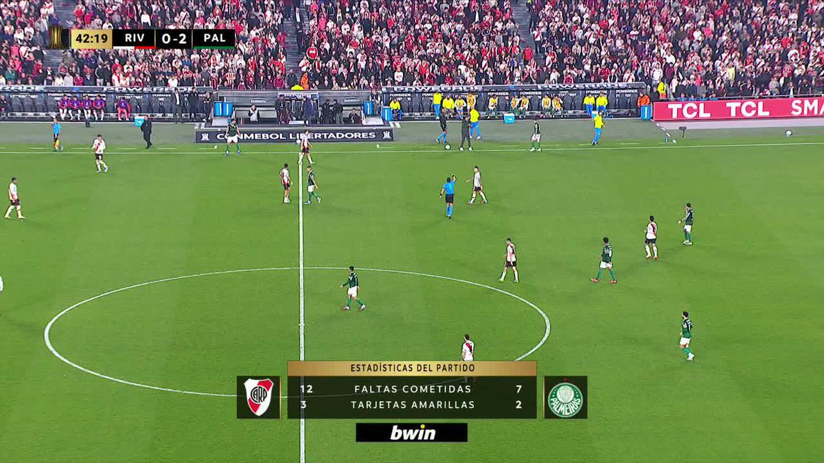 SUENA “MOVETE RIVER, MOVETE” CON EL 2-0 DE PALMEIRAS. ⚠️🗣️