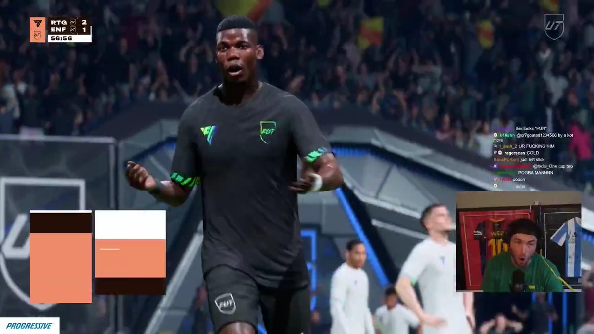 chat Pogba is CRAZY, look at the first touch