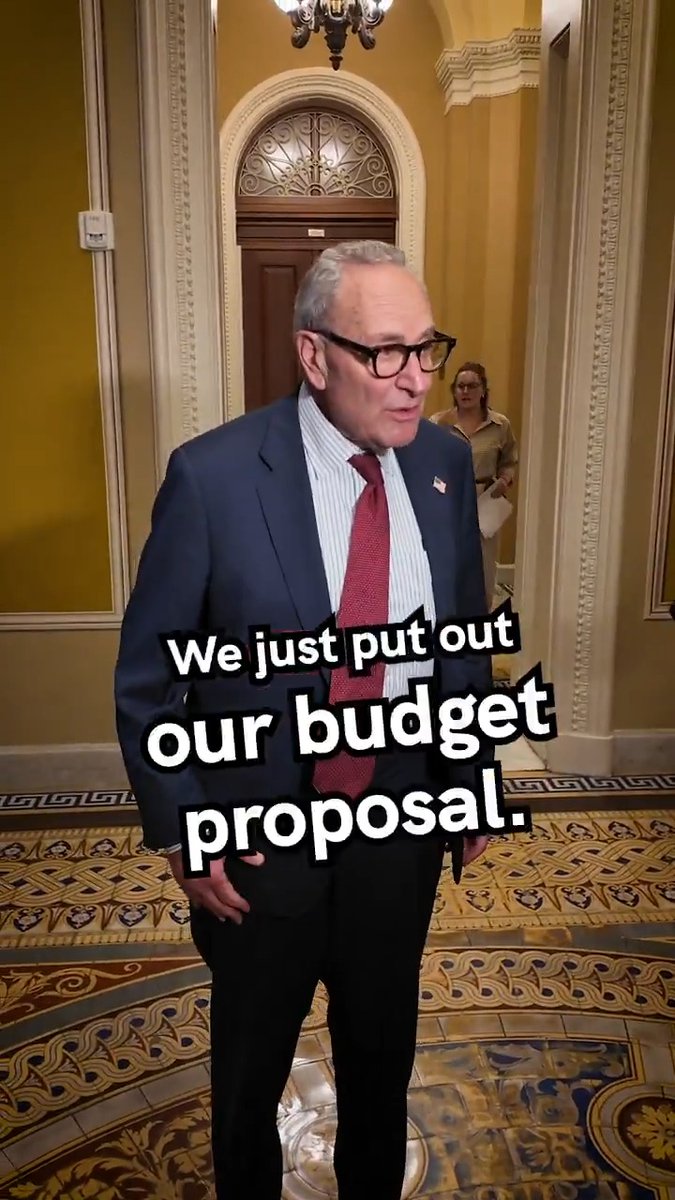 Republicans want the same old status quo, rising costs, declining healthcare. Democrats want to meet the American people’s needs. The contrast in our budgets is glaring. But Donald Trump is just still pushing for a shutdown by telling Republicans not to even talk to us.