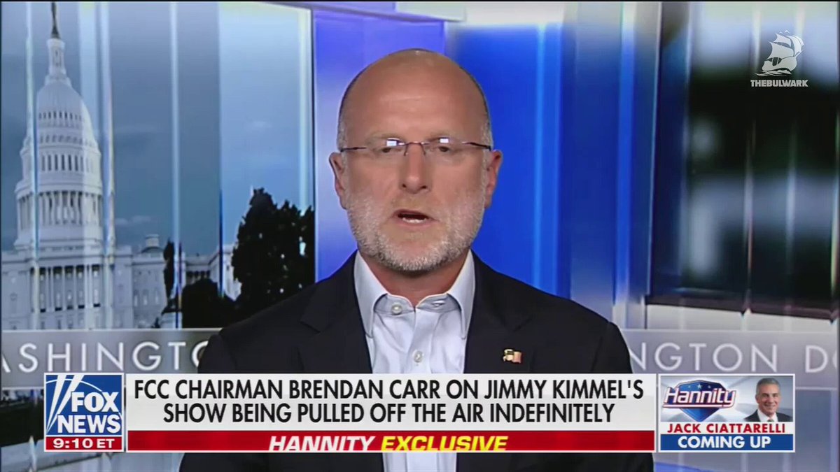 FCC Chairman Brendan Carr: "We at the FCC will enforce the public interest obligation. If there are broadcasters that do not like it, they can turn their license into the FCC."